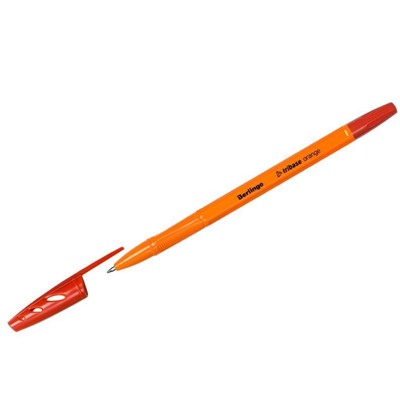 Ручка шариковая "Berlingo.Tribase Orange" красная 0,7мм CBp_70913