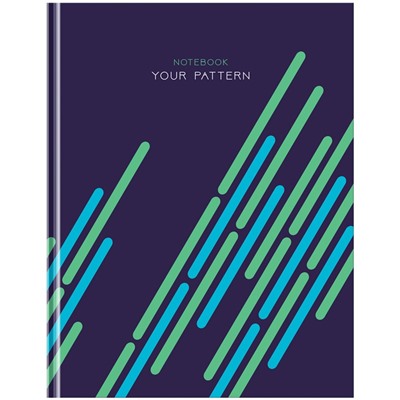 Бизнес-блокнот А5  80л. "Your pattern" ("BG", ББ5т80_лм_вл 11157) матовая ламинация, выб. лак