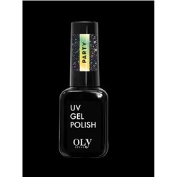 OLYSTYLE Топовое покрытие без липкого слоя Glitter Top Coat тон 05 party