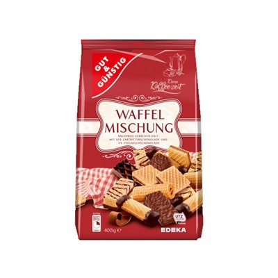 Вафли Gut&Günstig «Waffelmischung» 400 г