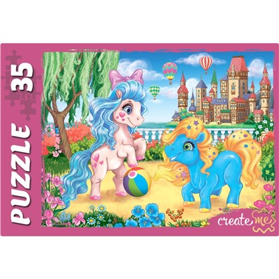Puzzle   35 элементов "Королевство пони №2" (П35-2718)