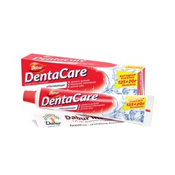 Зубная паста DentaCare Отбеливающая, с кальцием, 125+20г