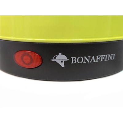 Чайник электрический Bonaffini ELK-0006 (1,8л, 1500 Вт, диск, металл) лимон