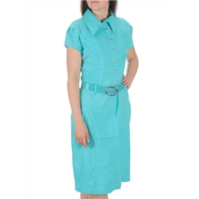 1745 BLUE Платье женское (85% хлопок, 10% вискоза, 5% лайкра)