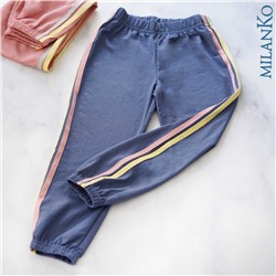 Лёгкие  спортивные брюки для девочек MilanKo BS-0405