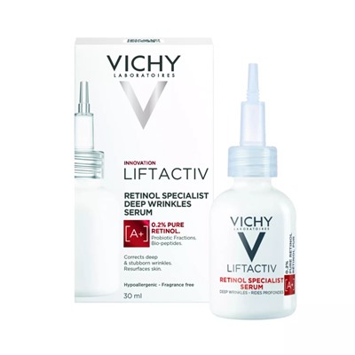 Виши Сыворотка для коррекции глубоких морщин Retinol Specialist, 30 мл (Vichy, Liftactiv)