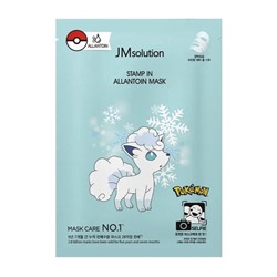 Jm Solution Маска тканевая увлажняющая с аллантоином Pokemon Stamp In Allantoin Mask, 10 штук