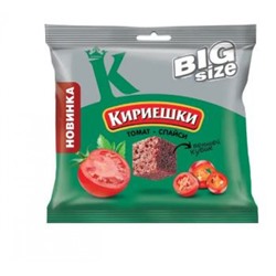 «Кириешки Big Size», сухарики «Томат спайси», 80 гр. KDV