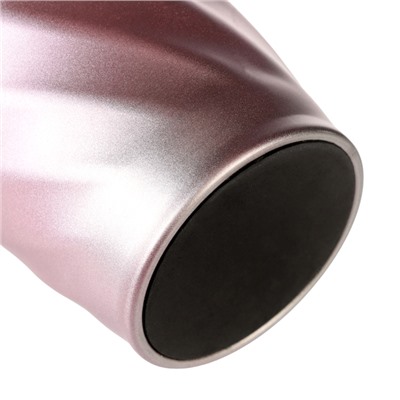 Термокружка, 350 мл, Графика, сохраняет тепло 2 ч, 13.5 х 8 см, розовый металлик