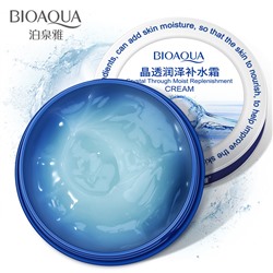 Увлажняющий крем-гель для лица с гиалуроновой кислотой Bioaqua Crystal Through Moist Replenishment Cream, 38г