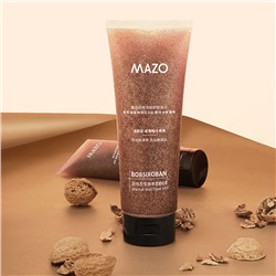 Скраб очищающий со скорлупой грецкого ореха MAZO Bobsiroban Walnut Shell Clear Scrub 250г