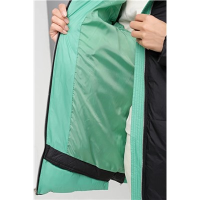 куртка 
            75.22-789П-черный-зеленый-D1