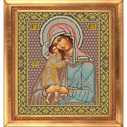 Набор для вышивания бисером GALLA COLLECTION арт.И 003 Икона Божией Матери Взыскание погибших 27х30 см