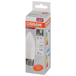 Лампа светодиодная OSRAM LED Value B, 800лм, 10Вт (замена 75Вт), 4000К E27