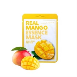 Тканевая маска для лица FarmStay Real Mango Essence Mask, 1шт*23ml