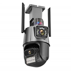 IP камера видеонаблюдения  поворотная VISUAL ANGLE CLOUD WiFi 360 4G 8MP 4K двойной объектив