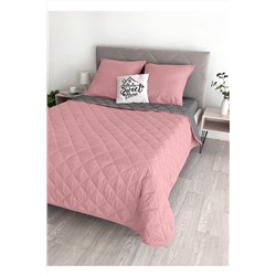 Комплект постельного белья с одеялом New Style КМ-019 серый-брусника серый-брусника/1,5 сп. 70*70