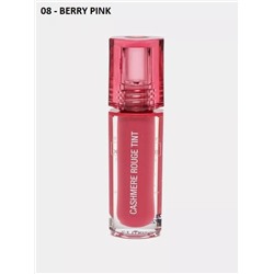 DR. CELLIO/ Тинт для губ CASHMERE ROUGE TINT 3,5 гр. #08 BERRY PINK (ягодно-розовый)