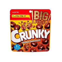 Шоколадные шарики Lotte Crunky 72гр