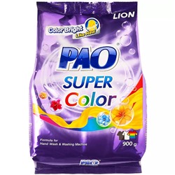 Антибактериальный порошок Super Color для стирки цветного белья, 900 г