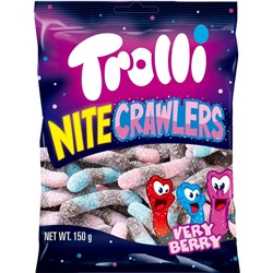 Жевательный мармелад Trolli Nite Crawlers (Кислые ягодные червячки) 30 гр