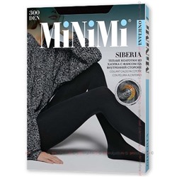 Minimi SIBERIA 300 XL-XXXL /колготки жен. хлопок с ворсом / (7, Nero)