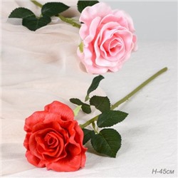 Цветок искусственный Роза 45 см / J105 /уп 48/480/ латекс