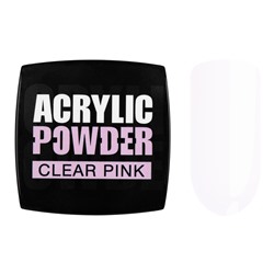 Акриловая пудра РC Clear Pink, 15мл (Premium Pack),
