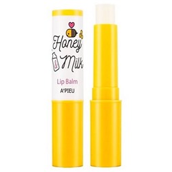 Питательный бальзам для губ с молоком и медом A'Pieu Honey & Milk Lip Balm, 3.3гр