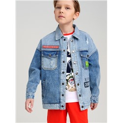 Куртка текстильная джинсовая для мальчиков