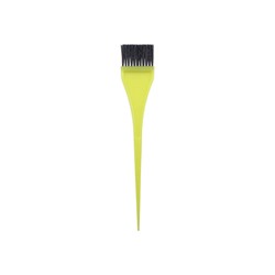 Кисть для окраски волос 35мм, желтая 303003