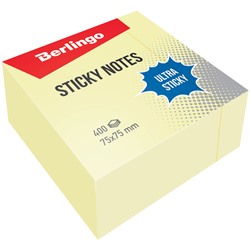 Самоклеящийся блок Berlingo "Ultra Sticky", 75*75м