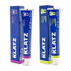 Клатц Набор зубных паст Health: Здоровье десен 75 мл + Целебные травы 75 мл (Klatz, Health)