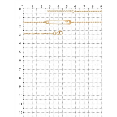 Браслет из золочёного серебра - Булавка 925 пробы 450-10-400з