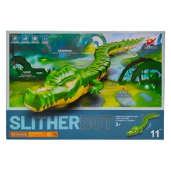 Робот - бот SlitherBot " Крокодил " 11 деталей