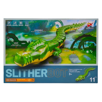 Робот - бот SlitherBot " Крокодил " 11 деталей