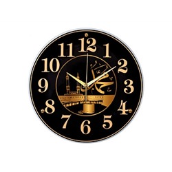 Часы настенные "21 Век" "Мухаммад" корпус черный  4040-108