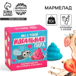 Мармелад фигурный какашка «Идеальная пара», 1 шт. х 10 г.