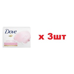 Dove Крем-Мыло 135г С Ароматом розы 3шт