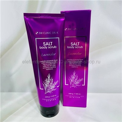 Скраб для тела 3W Clinic Dr.K Salt Lavender Body Scrub 200g (78)