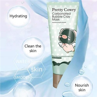 Маска для лица Pretty Cowry Care Carbonated Bubble Clay Mask  оптом