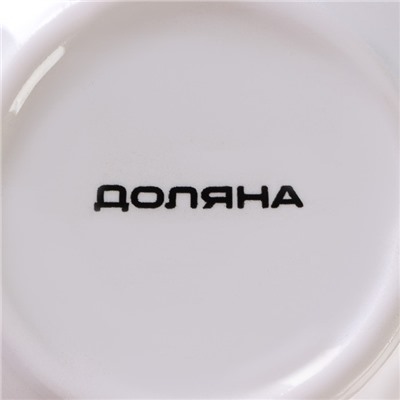 Подставка под чайный пакетик Доляна «Лаванда», 12×9 см, цвет белый