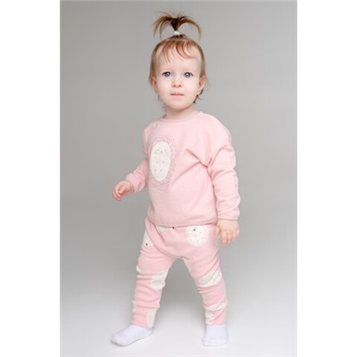 брюки для новорожденных  К 4718/ёжики на розовом жемчуге