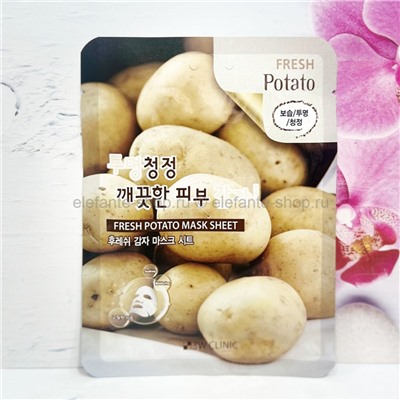 Тканевые маски для лица 3W Clinic Fresh Potato Sheet Mask 3 штуки (78)