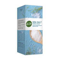 Соль морская крупная йодированная