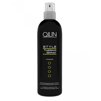 OLLIN STYLE Термозащитный спрей для выпрямления волос, 250 мл