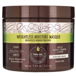 Macadamia weightless moisture маска увлажняющая для тонких волос 222 мл