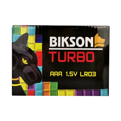 Батарейка BIKSON TURBO LR03-4BL,1,5V, АAА,4шт,блистер LR03,арт.BN0547-ULR03-4BL (цена за 1шт.)