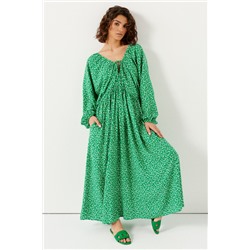 Платье  Панда артикул 144780w зеленый
