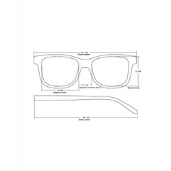 Готовые очки Sunshine TR90-1912 BLACK (+3.75)